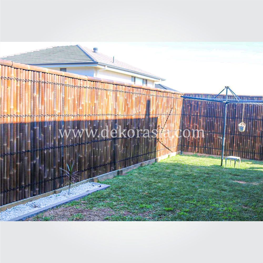 Black half bamboo border - Image 4