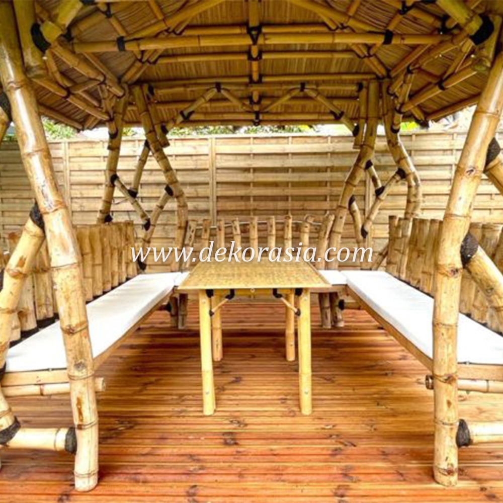 Bamboo Gazebo for Home Garden, Bamboo Gazebo Outdoor - Image 2