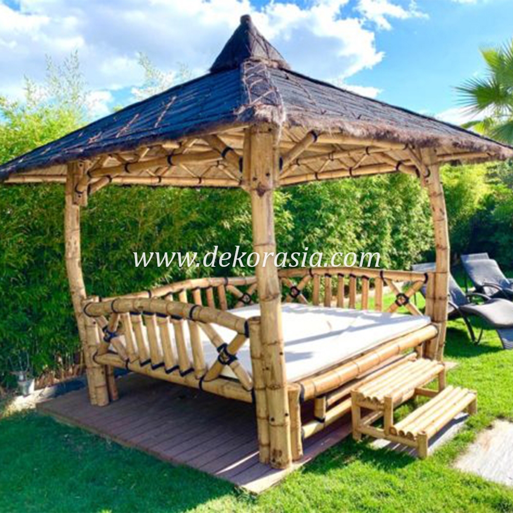 Bamboo Gazebo for Home Garden, Bamboo Gazebo Outdoor - Image 4