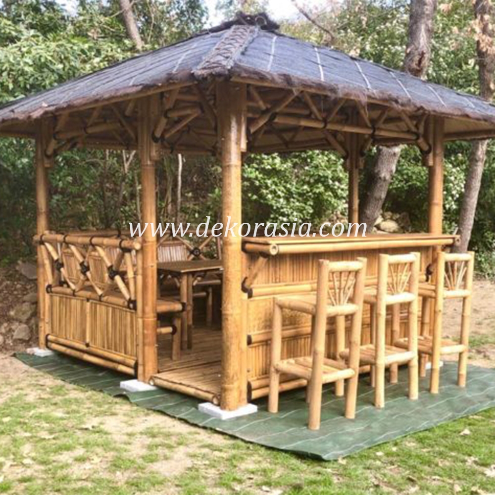 Bamboo Gazebo for Home Garden, Bamboo Gazebo Outdoor - Image 2